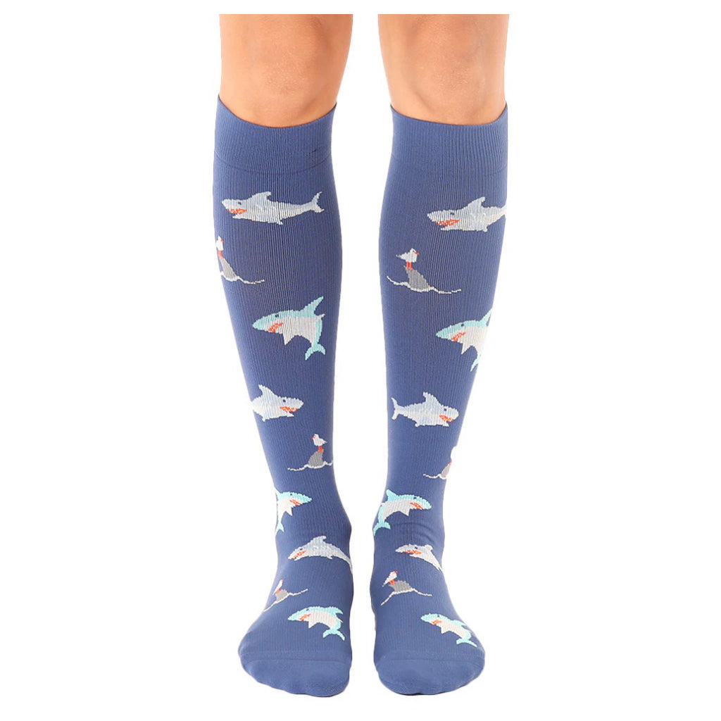 Shark Compression Socks.